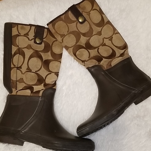 Coach Shoes - 🌧COACH RAIN BOOTS🌧